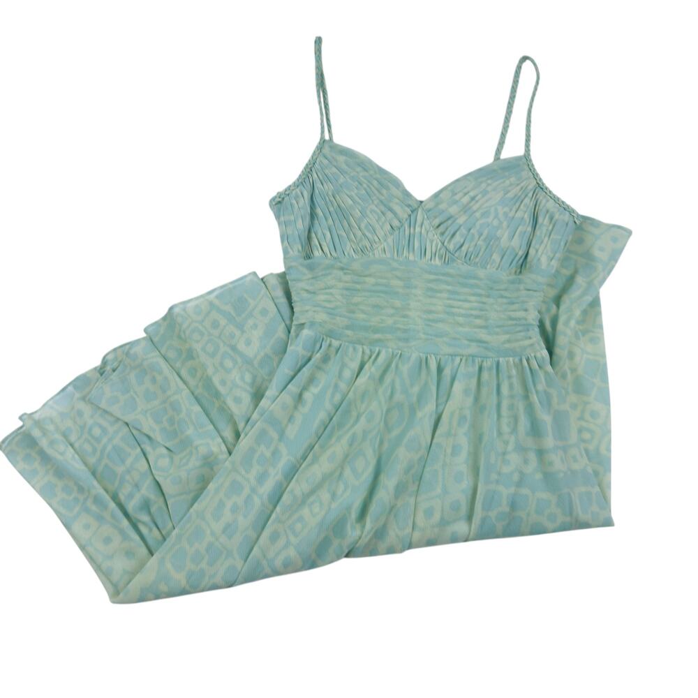 Sangria Vintage Feminine Romantic Sexy Fit Flare Mesh Dress Women's Size 10P